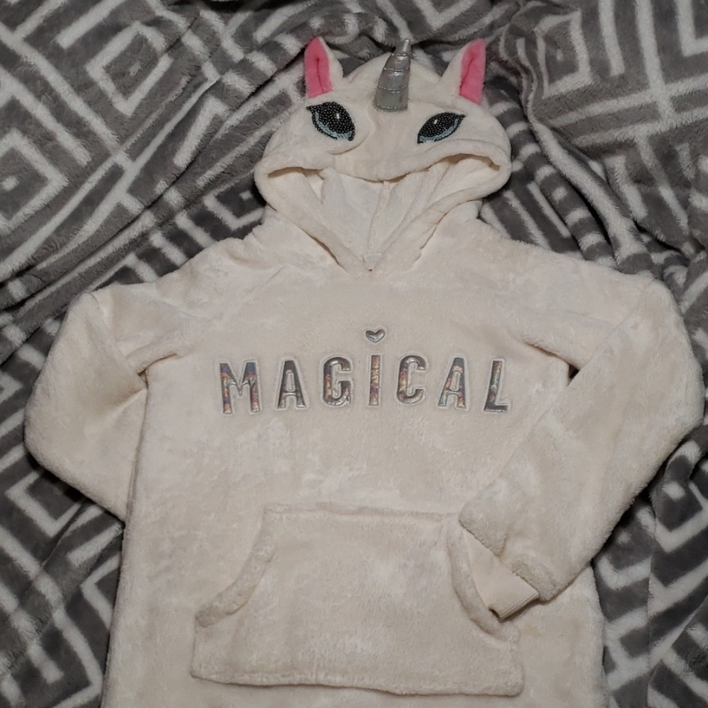 H&M Unicorn hooded sweatshirt